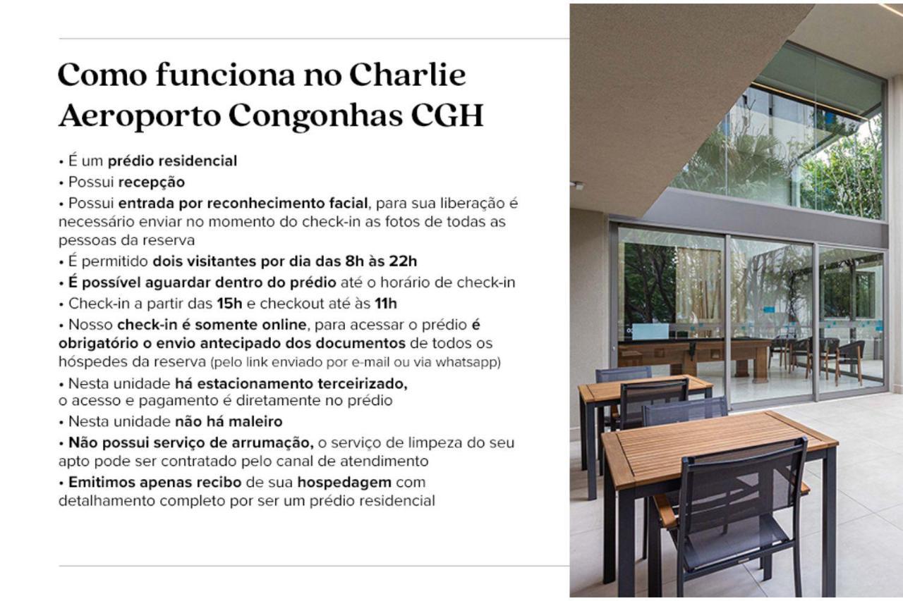 Charlie Aeroporto Congonhas Cgh Apartment Sao Paulo Bagian luar foto